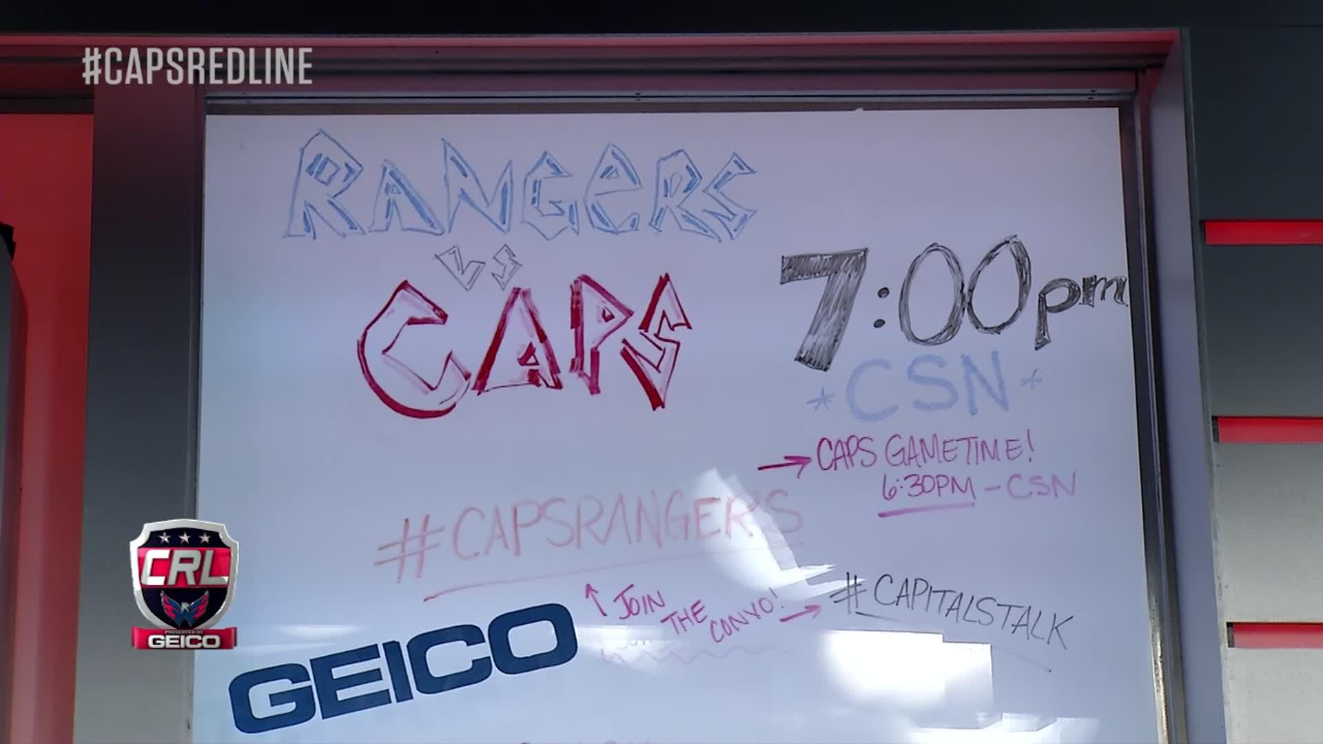 Caps Red Line: Caps vs Rangers, Part 3 10-22-16